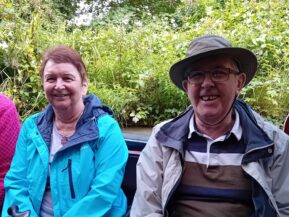 Some owners enjoying a day on a canal boat